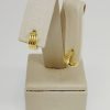 ARGOLA DE PRESSAO DETALHADA BANHO DOURADO