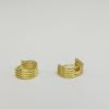 ARGOLA DE PRESSAO DETALHADA BANHO DOURADO