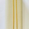 CORDÃO 60CM COM ELOS APERTADOS BANHO DOURADO