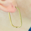 ARGOLA OVAL LISA BRUTO
