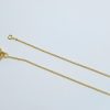 GARGANTILHA VENEZIANA 60CM BANHO DOURADO