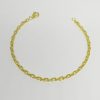 PULSEIRA ELOS GROSSOS BANHO DOURADO