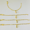PULSEIRA UMA FIGA CORR ELOS BANHO DOURADO