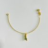 PULSEIRA INFANTIL UMA FIGA BANHO DOURADO