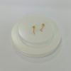 BR BP CORACAO 4MM BANHO DOURADO